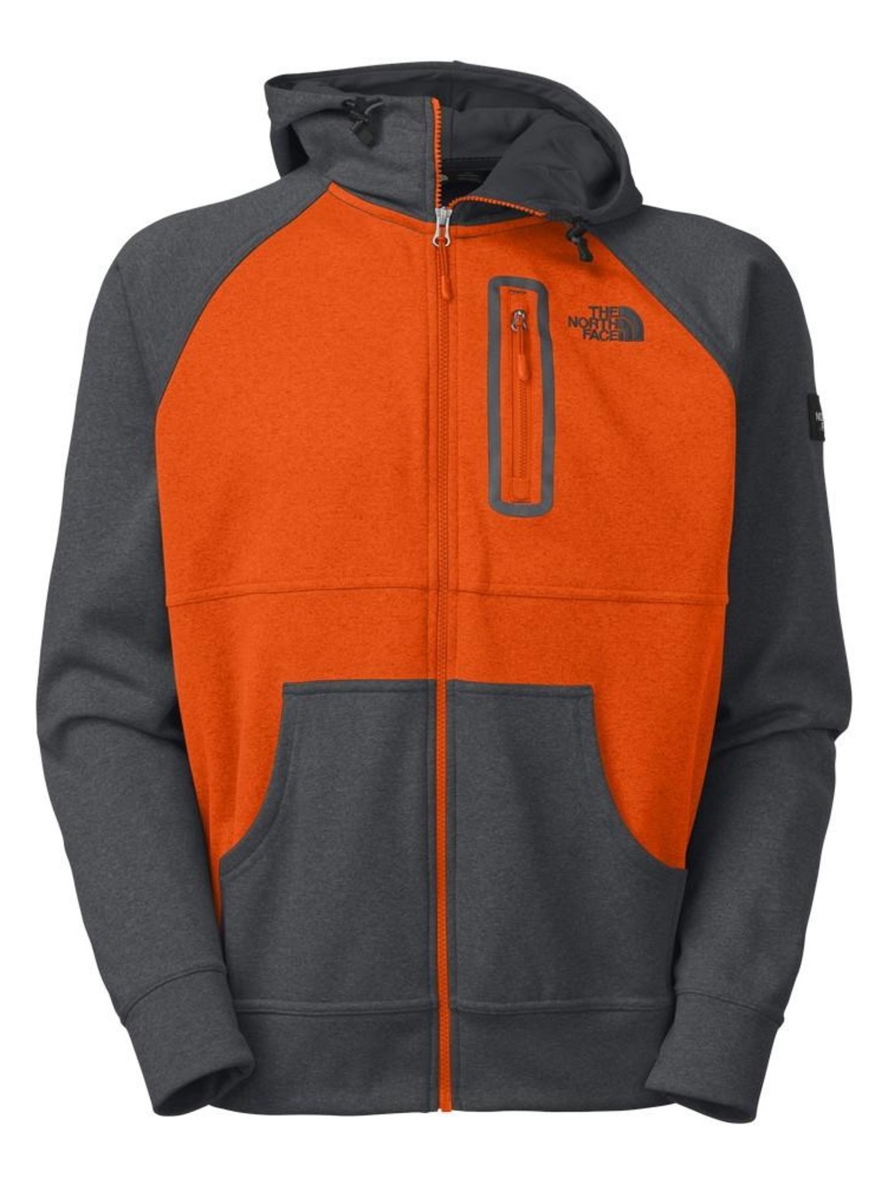The North Face Mack Mays Full Zip Hoodie | Persian Orange Heather | Size L